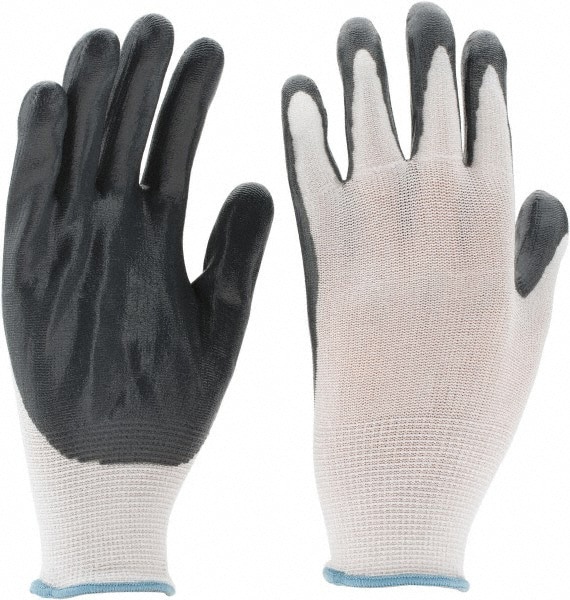 Work Gloves: PRO-SAFE Size X-Small, Nitrile-Coated Nylon, General Purpose