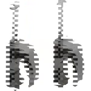 1 POLY HALF CLMP W/ BARB NAIL