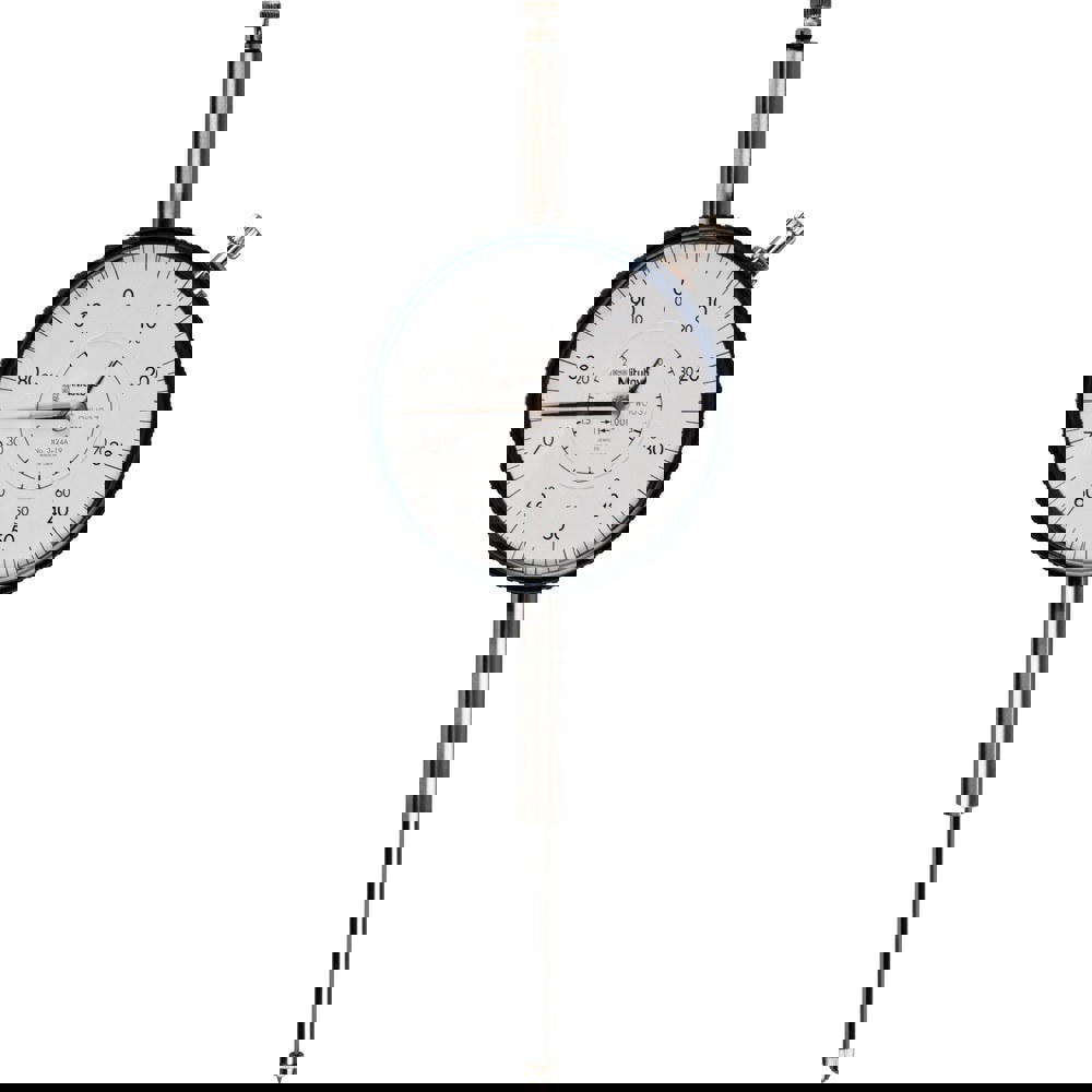 Dial Test Indicators; Minimum Measurement (Decimal Inch): 0 ; Maximum Measurement (Decimal Inch): 2 ; Accuracy (Decimal Inch): +/-.001 ; Indicator Style: Vertical ; Bearing Type: Jeweled ; Dial Graduation (Decimal Inch): 0.001000
