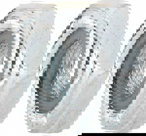 Hex Lock Nut: Insert, Nylon Insert, 5/16-18, Grade 2 Steel, Zinc-Plated