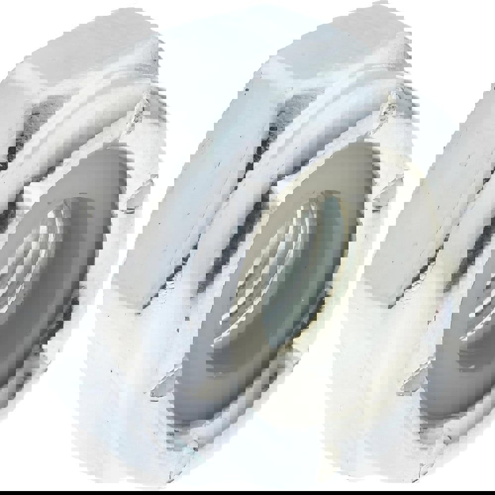 Hex Lock Nut: Insert, Nylon Insert, Grade 2 Steel, Zinc Finish