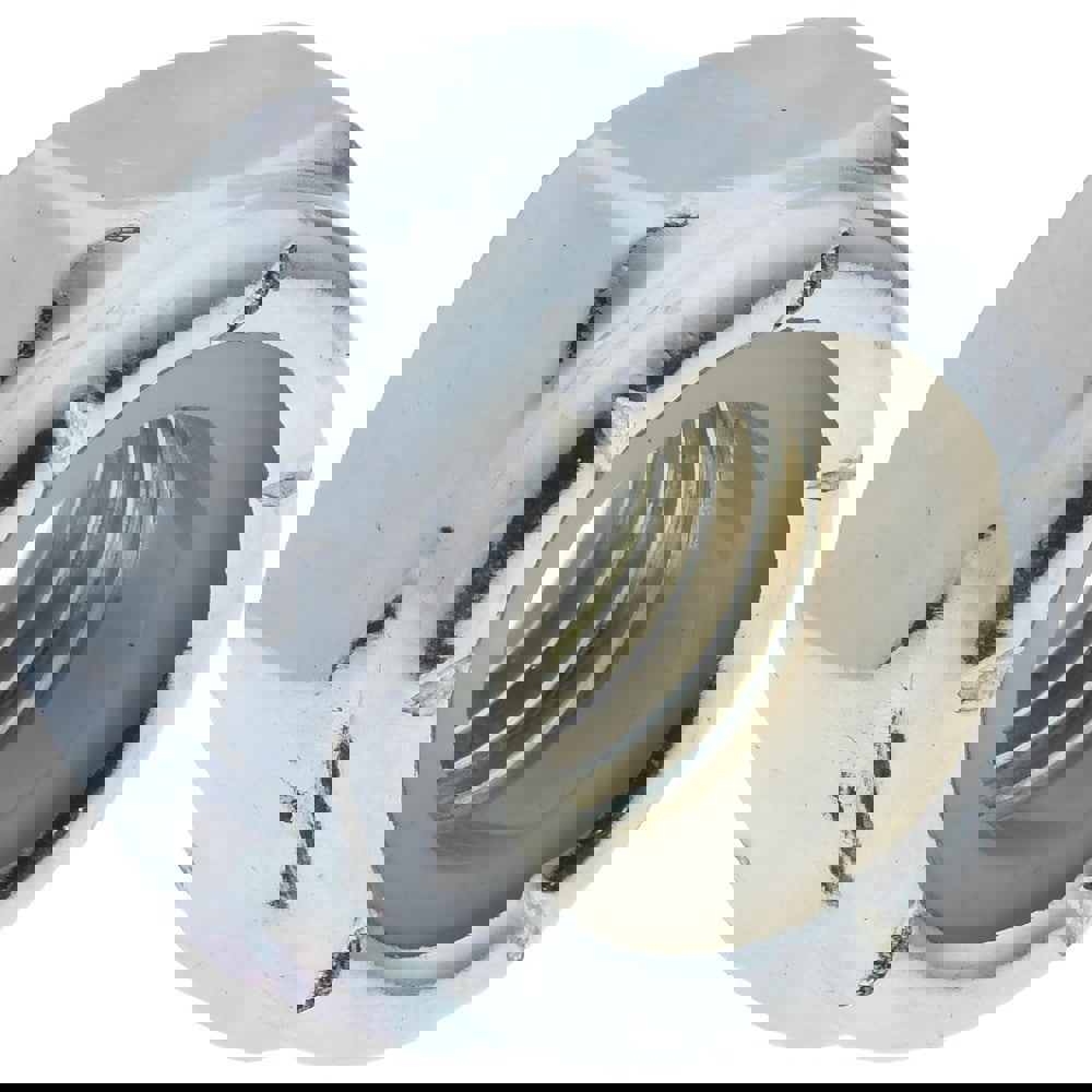 Hex Lock Nut: Insert, Nylon Insert, 5/16-24, Grade 2 Steel, Zinc-Plated