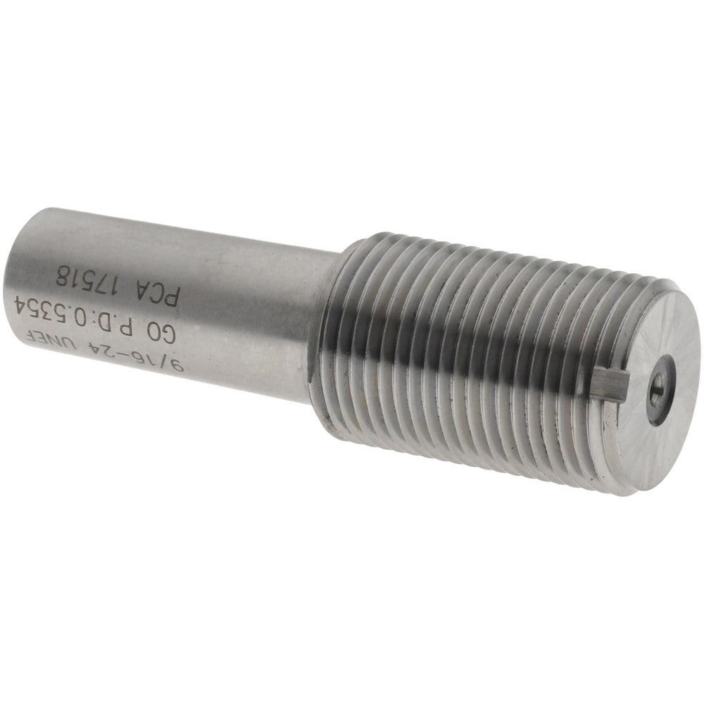 Plug Thread Gage: 9/16-24 Thread, 2B Class, Single End, Go