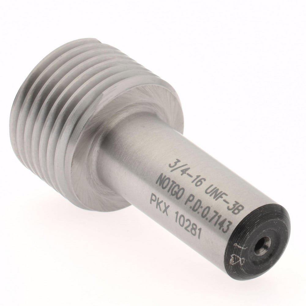 Plug Thread Gage: 3/4-16 Thread, 6H Class, Single End, No Go