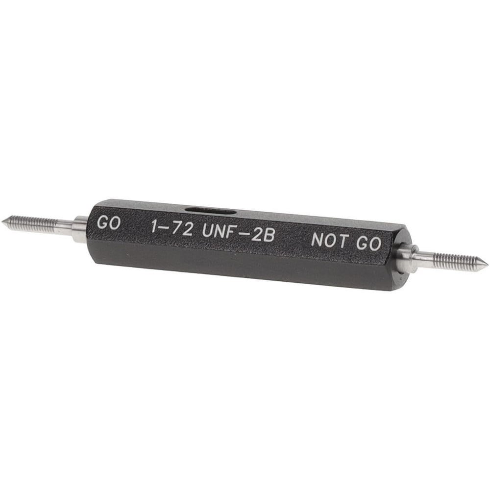 Plug Thread Gage: #1-72 Thread, 2B Class, Double End, Go & No Go