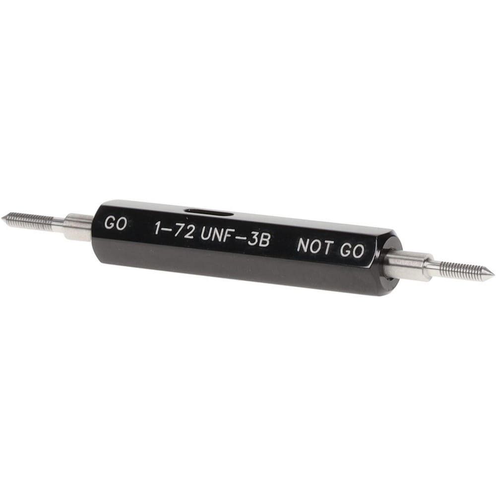Plug Thread Gage: #1-72 Thread, 3B Class, Double End, Go & No Go