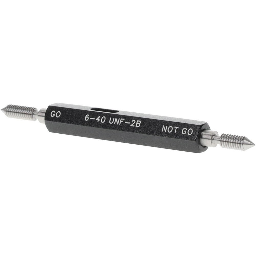 Plug Thread Gage: #6-40 Thread, 2B Class, Double End, Go & No Go