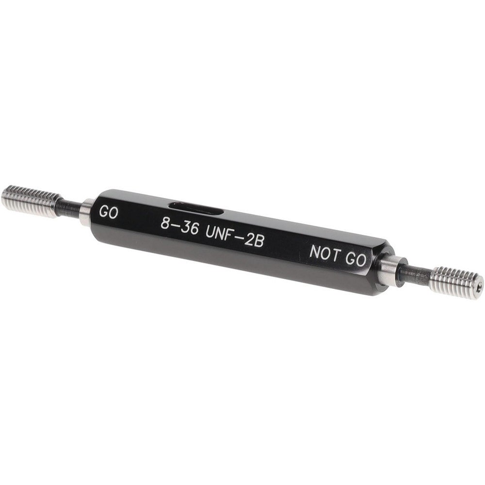 Plug Thread Gage: #8-36 Thread, 2B Class, Double End, Go & No Go