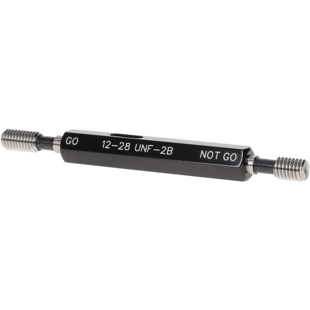 Plug Thread Gage: #12-28 Thread, 2B Class, Double End, Go & No Go
