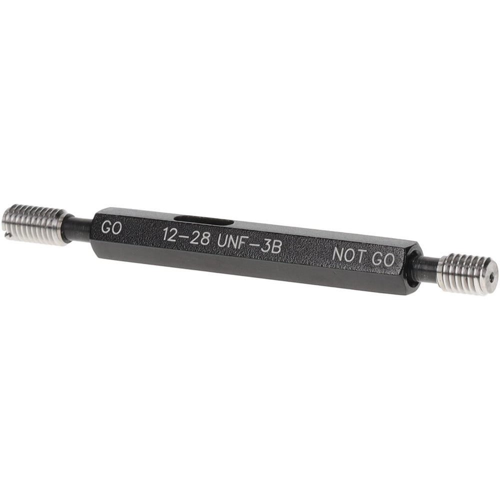 Plug Thread Gage: #12-28 Thread, 3B Class, Double End, Go & No Go