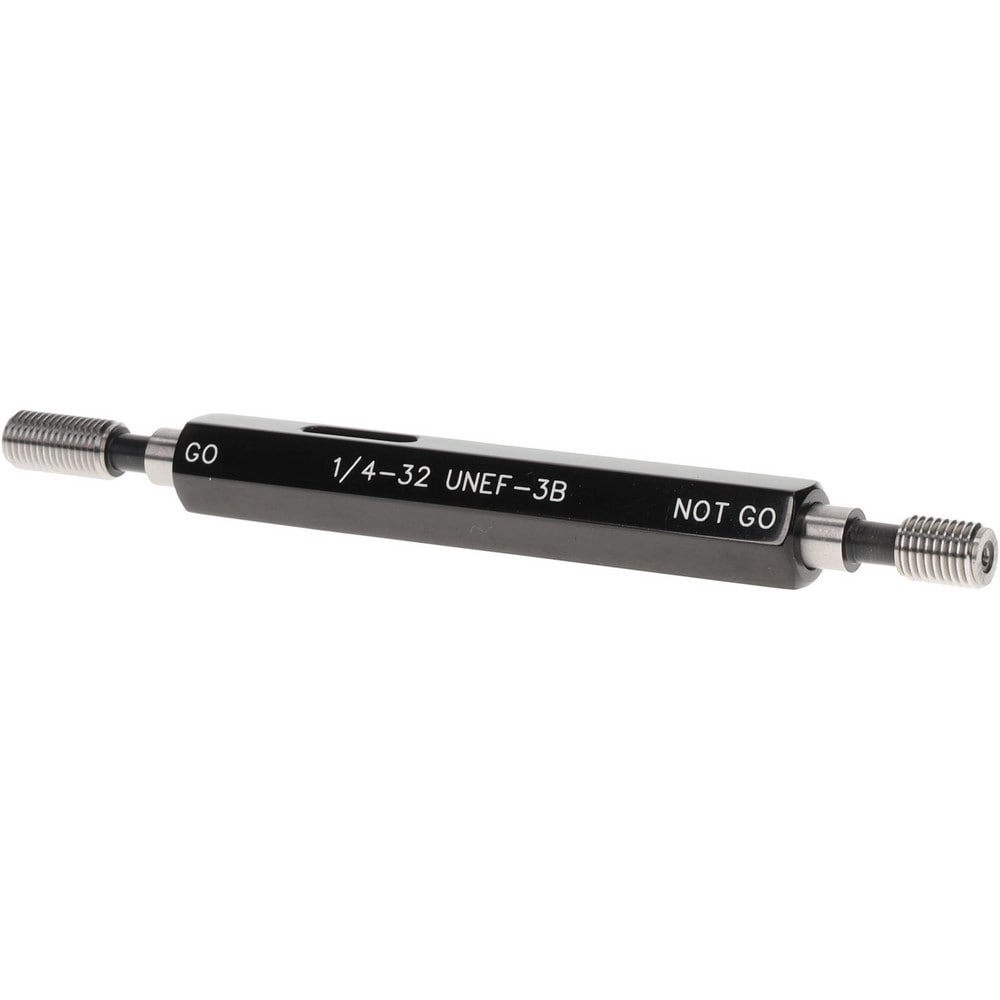 Plug Thread Gage: 1/4-32 Thread, 3B Class, Double End, Go & No Go