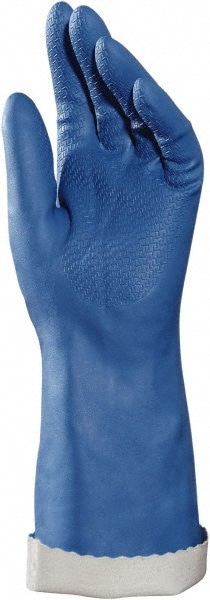 Chemical Resistant Gloves: Size 7, 30 mil Thick, Neoprene, Supported, Type A Chemical-Resistant
