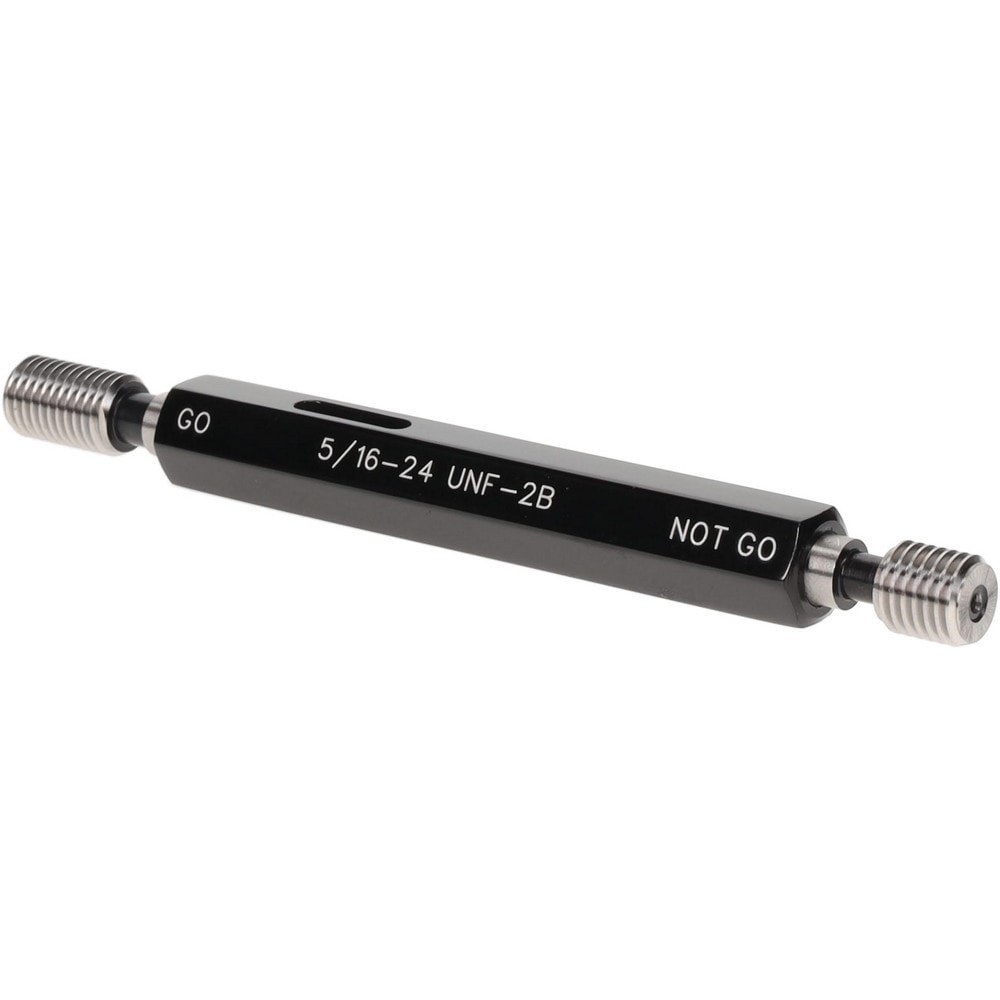 Plug Thread Gage: 5/16-24 Thread, 2B Class, Double End, Go & No Go
