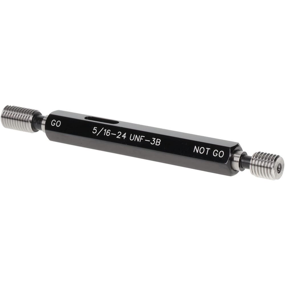 Plug Thread Gage: 5/16-24 Thread, 3B Class, Double End, Go & No Go