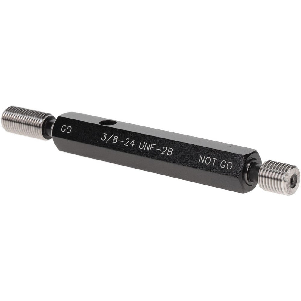 Plug Thread Gage: 3/8-24 Thread, 2B Class, Double End, Go & No Go