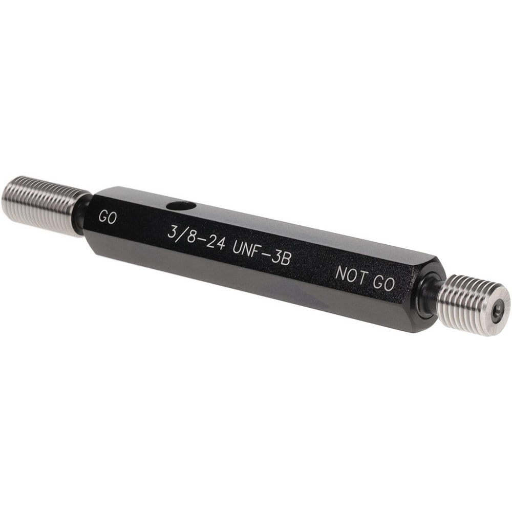 Plug Thread Gage: 3/8-24 Thread, 3B Class, Double End, Go & No Go