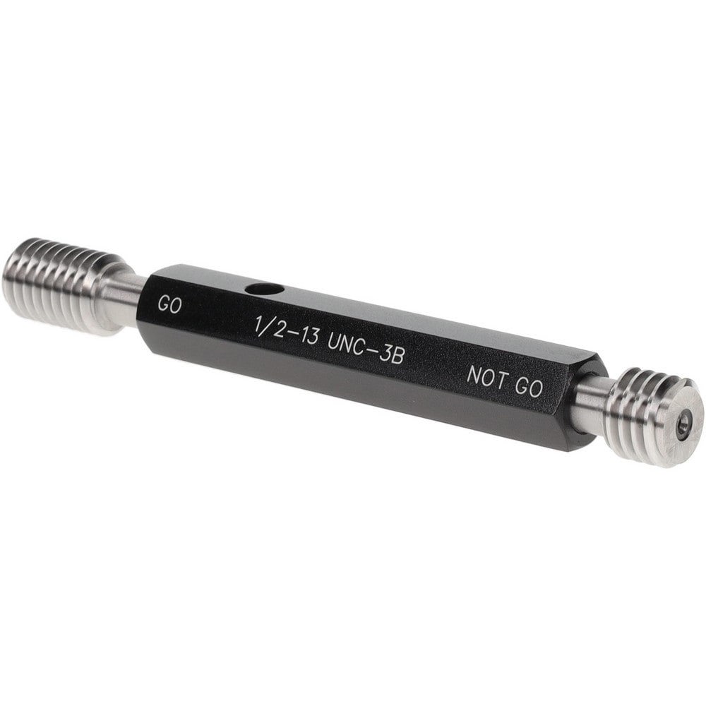 Plug Thread Gage: 1/2-13 Thread, 3B Class, Double End, Go & No Go