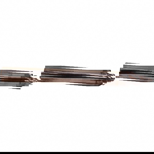 Tapered End Mill: 3 deg Angle per Side, 5.42 mm Small Dia, 31.00 mm LOC, 3 Flute, Solid Carbide, Ball End