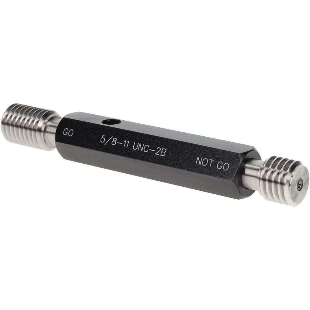 Plug Thread Gage: 5/8-11 Thread, 2B Class, Double End, Go & No Go