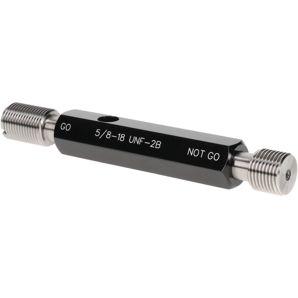 Plug Thread Gage: 5/8-18 Thread, 2B Class, Double End, Go & No Go