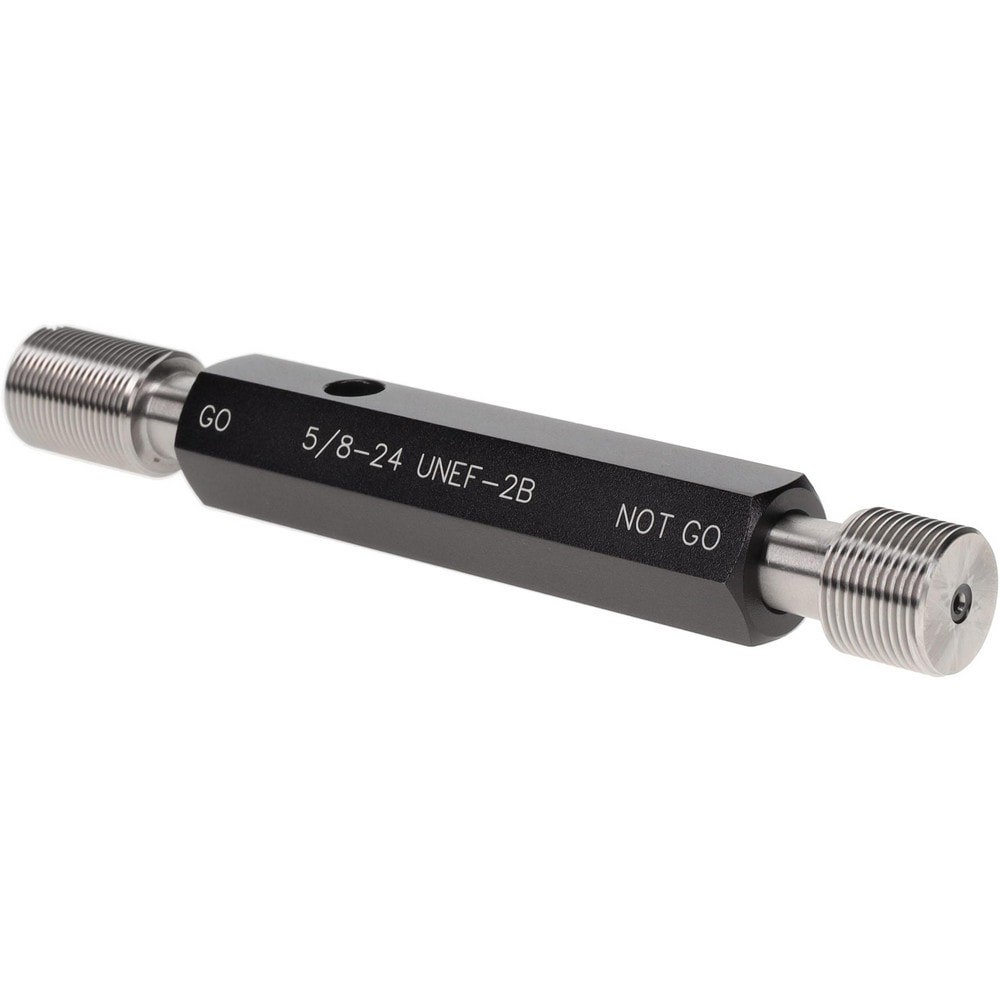 Plug Thread Gage: 5/8-24 Thread, 2B Class, Double End, Go & No Go