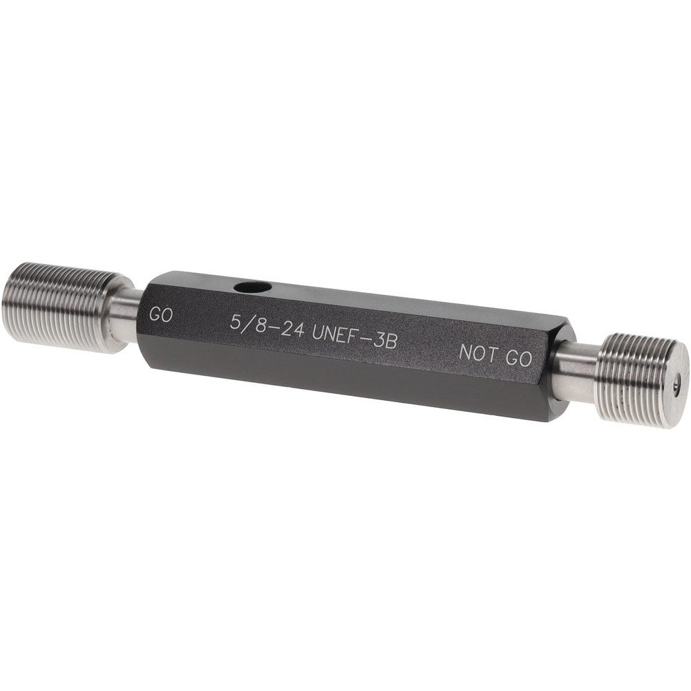 Plug Thread Gage: 5/8-24 Thread, 3B Class, Double End, Go & No Go