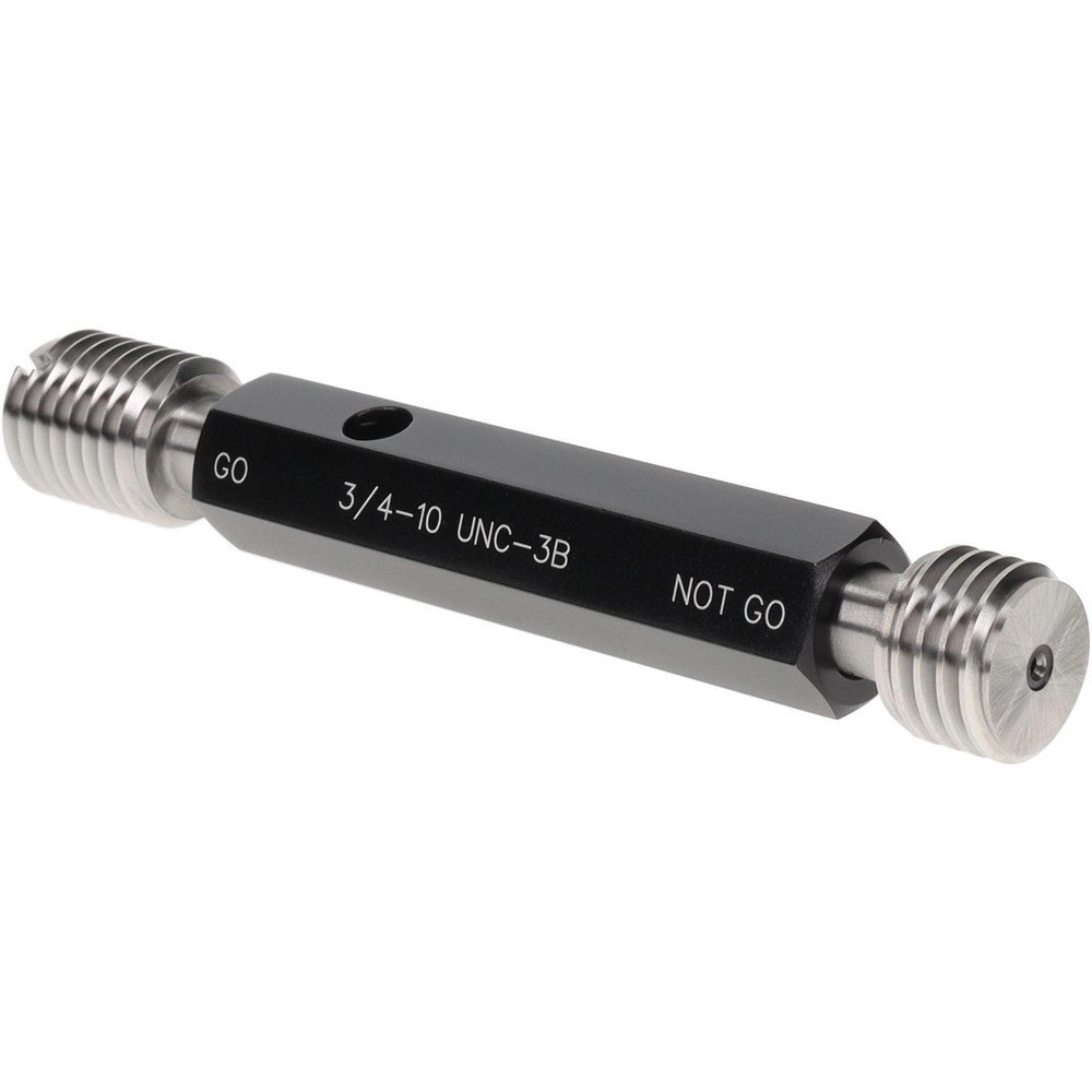 Plug Thread Gage: 3/4-10 Thread, 3B Class, Double End, Go & No Go