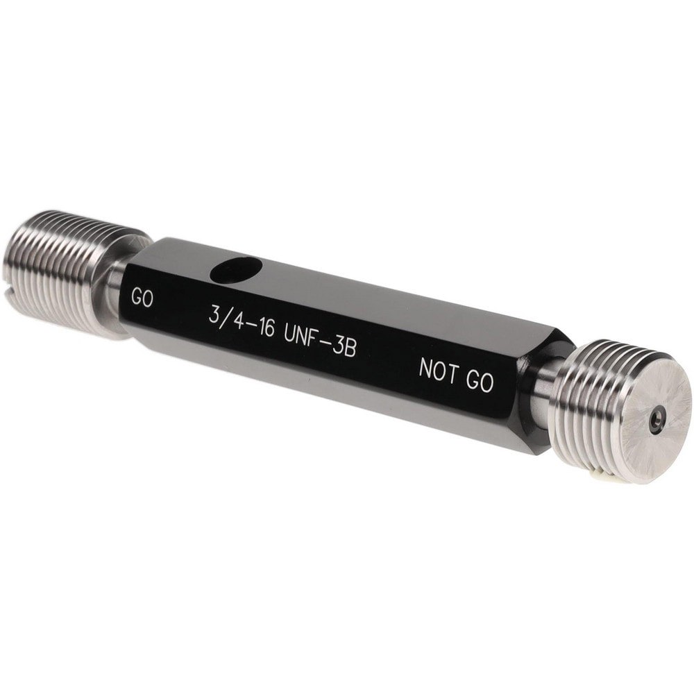 Plug Thread Gage: 3/4-16 Thread, 3B Class, Double End, Go & No Go