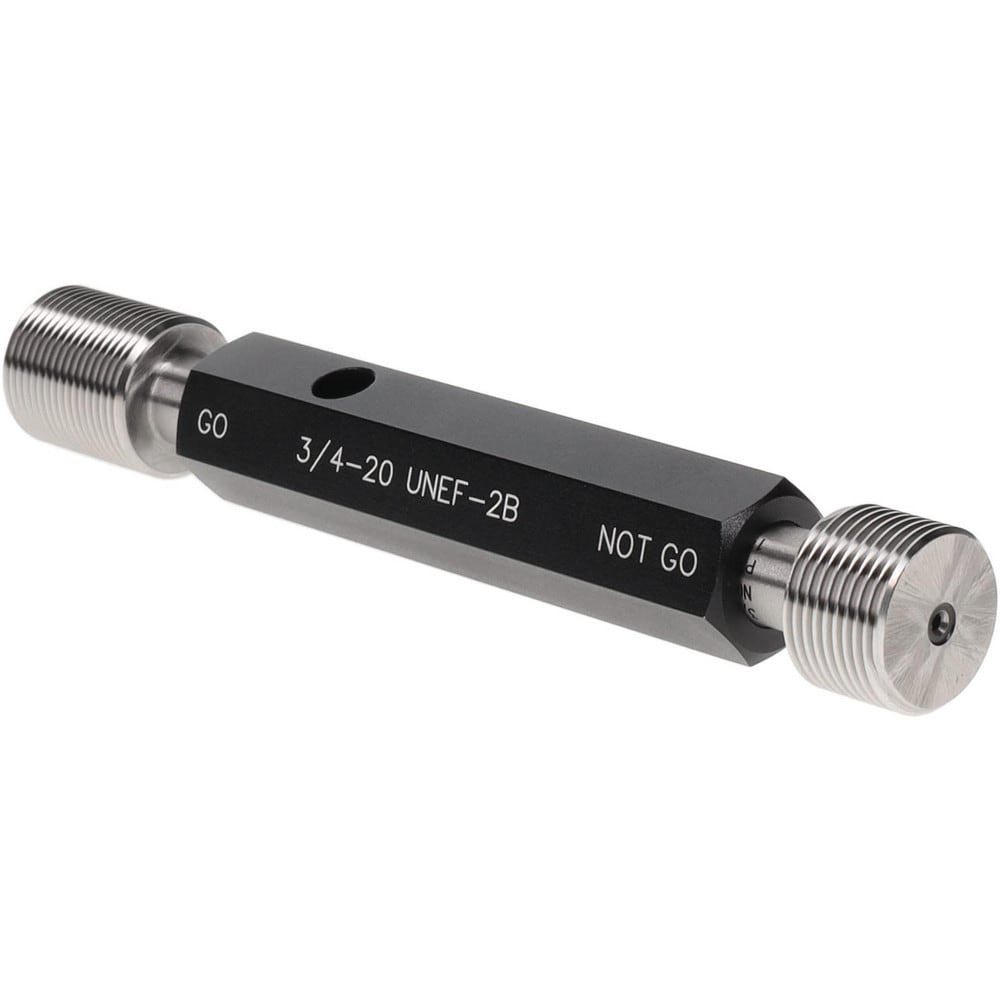 Plug Thread Gage: 3/4-20 Thread, 2B Class, Double End, Go & No Go