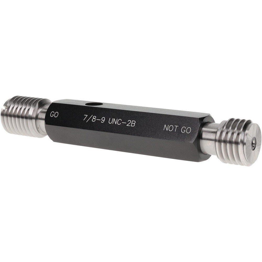 Plug Thread Gage: 7/8-9 Thread, 2B Class, Double End, Go & No Go