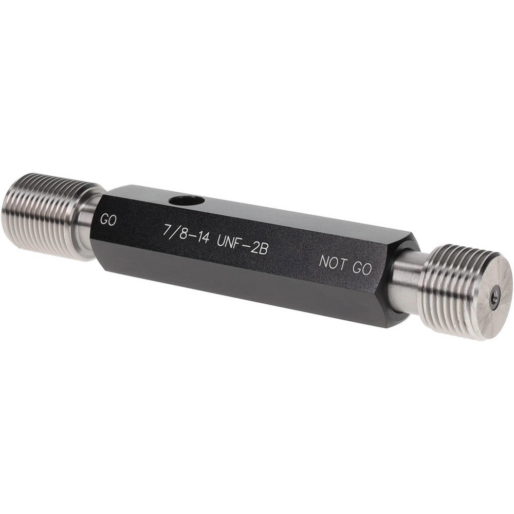Plug Thread Gage: 7/8-14 Thread, 2B Class, Double End, Go & No Go