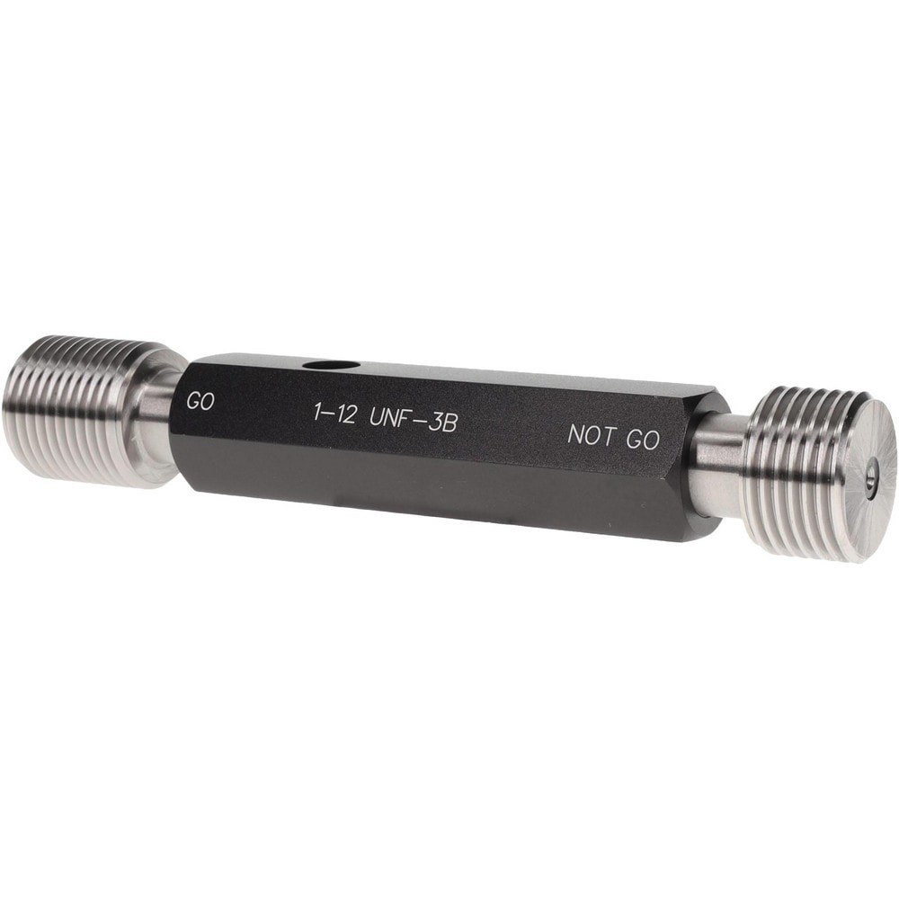 Plug Thread Gage: #1-12 Thread, 3B Class, Double End, Go & No Go