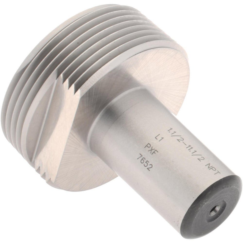 Pipe Thread Plug Gage: Tapered, 1-1/2-11-1/2, Class L-1, Single End