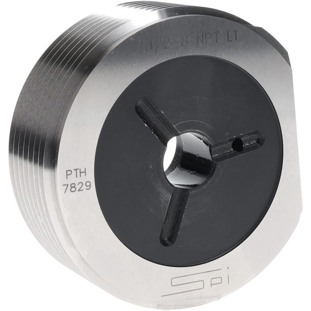 Pipe Thread Plug Gage: Tapered, 2-1/2-8, Class L-1, Single End