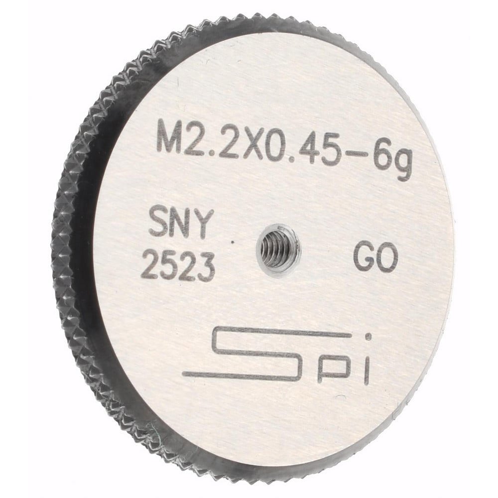 Threaded Ring Gage: M2.2 x 0.45 Thread, Class 6g, Go