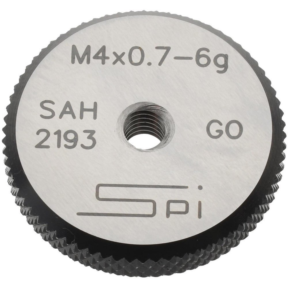 Threaded Ring Gage: M4 x 0.70 Thread, Metric, Class 6G, Go