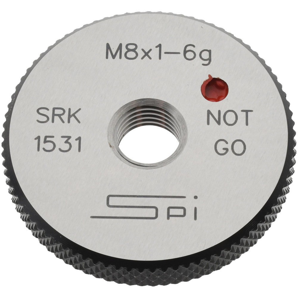Threaded Ring Gage: M8 x 1.00 Thread, Metric, Class 6G, No Go