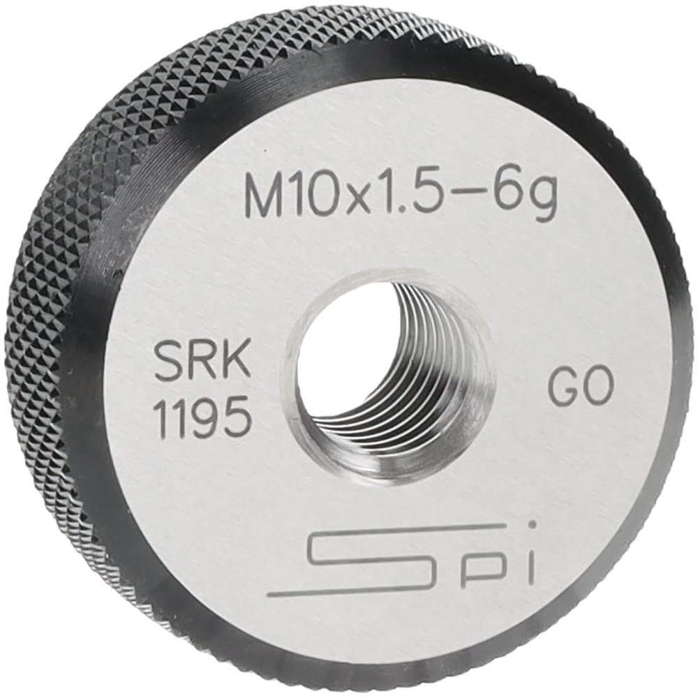 Threaded Ring Gage: M10 x 1.50 Thread, Metric, Class 6G, Go