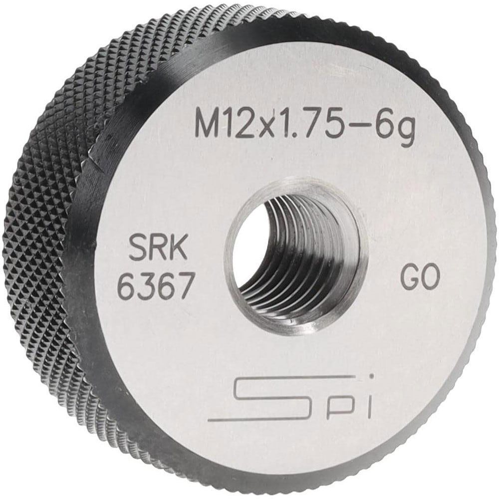 Threaded Ring Gage: M12 x 1.75 Thread, Metric, Class 6G, Go