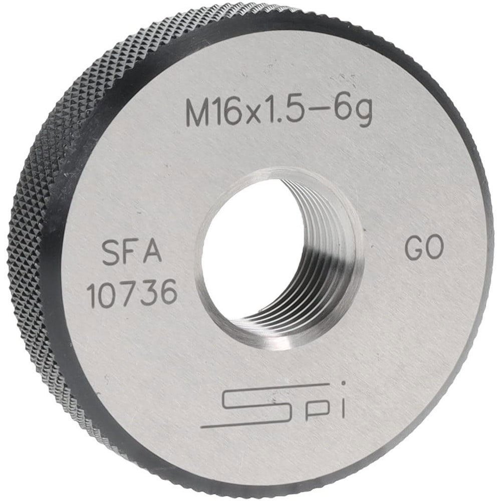 Threaded Ring Gage: M16 x 1.50 Thread, Metric, Class 6G, Go