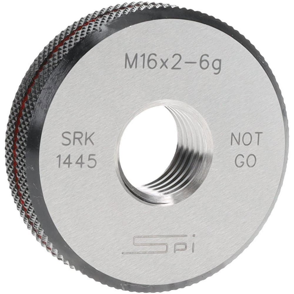 Threaded Ring Gage: M16 x 2.00 Thread, Metric, Class 6G, No Go