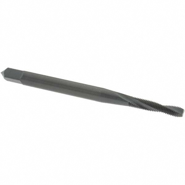 M2x0.40, 2 Flute, 15&deg; Helix, Modified Bottoming Chamfer, Oxide Finish, Powdered Metal Spiral Flute STI Tap