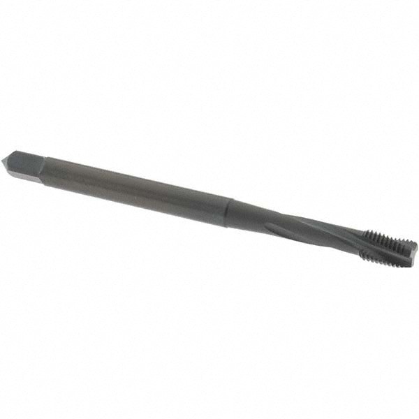M3x0.50, 3 Flute, 15&deg; Helix, Modified Bottoming Chamfer, Oxide Finish, Powdered Metal Spiral Flute STI Tap