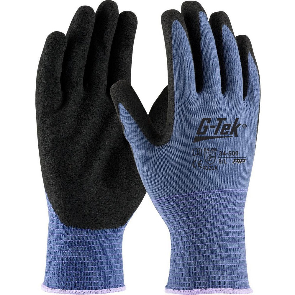 General Purpose Work Gloves: 2X-Small, Nitrile Coated, Nylon