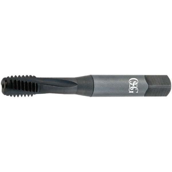 M18x2.50, 4 Flute, 15&deg; Helix, Modified Bottoming Chamfer, Oxide Finish, Powdered Metal Spiral Flute STI Tap