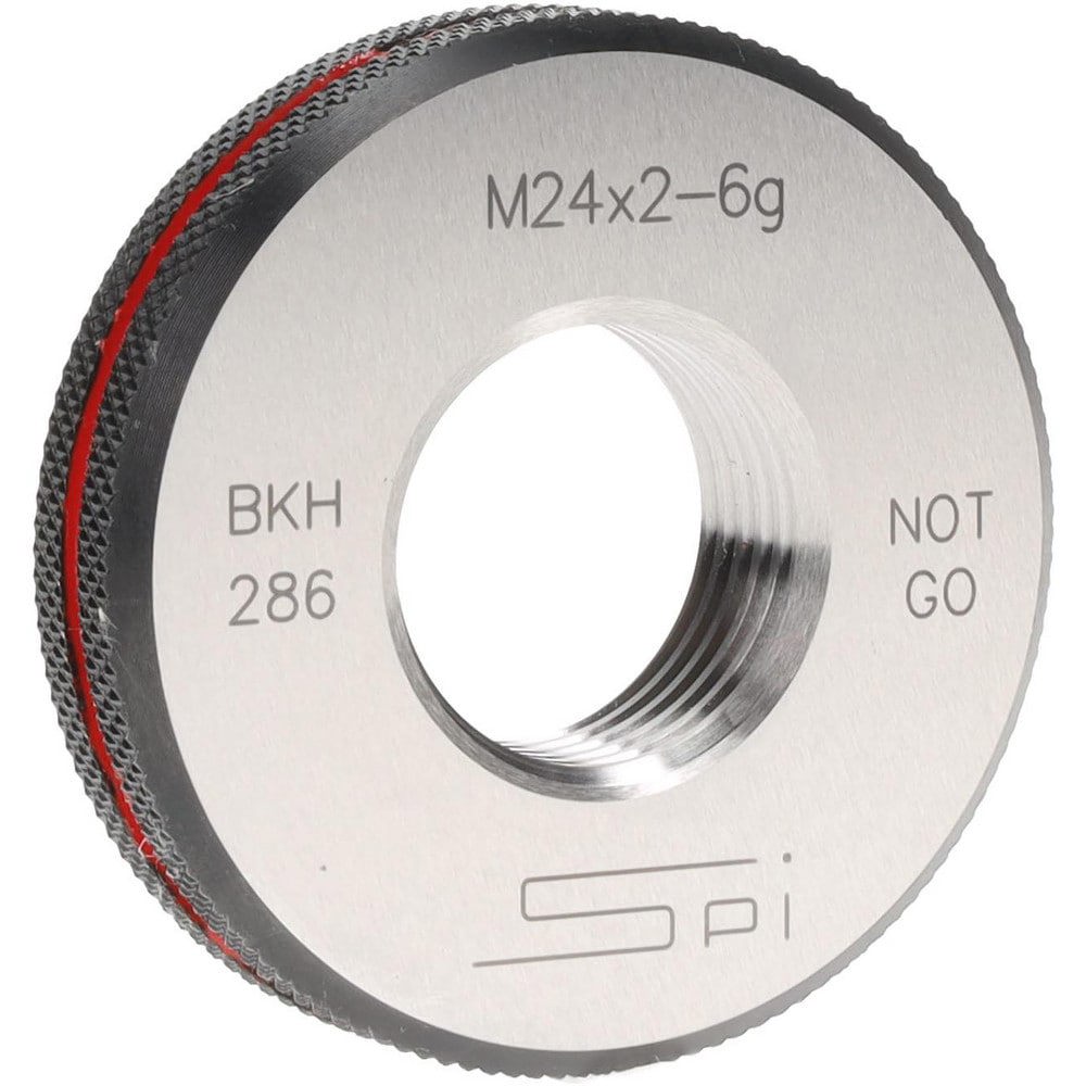 Threaded Ring Gage: M24 x 2.00 Thread, Metric, Class 6G, No Go