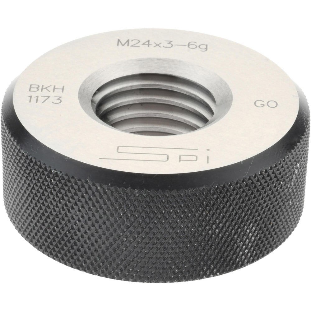 Threaded Ring Gage: M24 x 3.00 Thread, Metric, Class 6G, Go