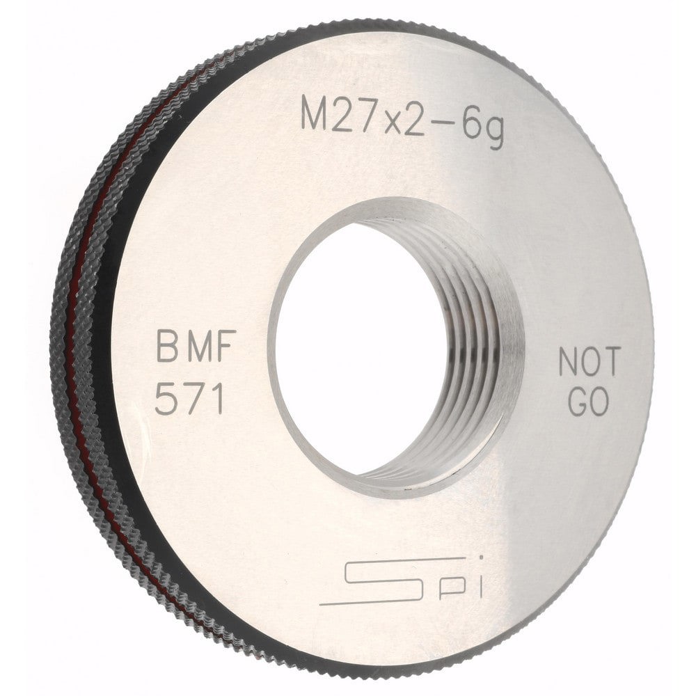 Threaded Ring Gage: M27 x 2.00 Thread, Metric, Class 6G, No Go