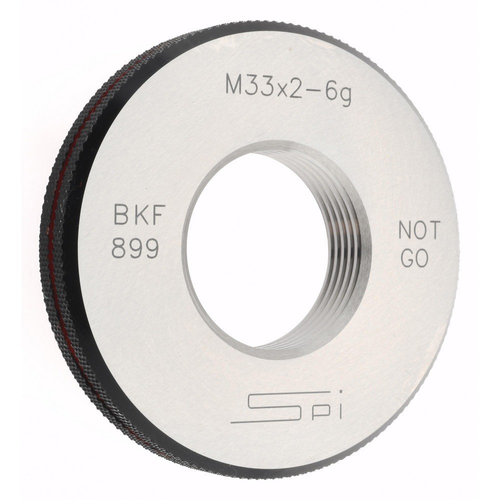 Threaded Ring Gage: M33 x 2.00 Thread, Metric, Class 6G, No Go