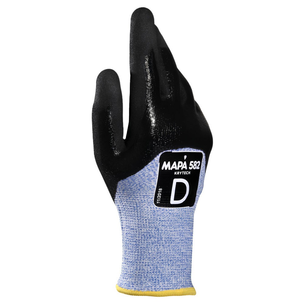 Cut, Puncture & Abrasive-Resistant Gloves: Size 2X-Large, ANSI Cut A4, ANSI Puncture 2, Nitrile, Dyneema